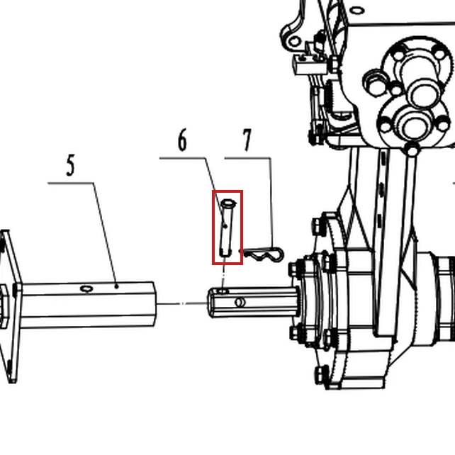 Bolt RURIS DAC 185 motosapatoare, pozitia 6 plansa 7