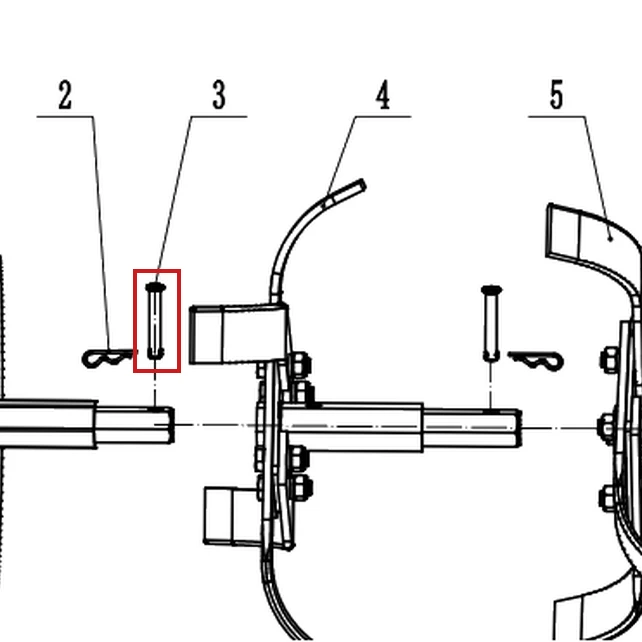 Bolt RURIS DAC 185 motosapatoare, pozitia 3 plansa 8