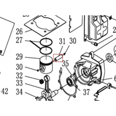 Bolt piston motoburghiu RURIS TT14, pozitia 31, cod pstt14-1-31