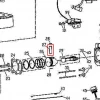 Bolt piston pentru masina de tuns gazon RURIS DAC 100XL, pozitia 27 pe plansa motorului