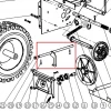 Brat actionare RURIS Everest 603 freza zapada, pozitia 20 plansa 3