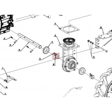 Brida prindere motocultor RURIS 918, pozitia 10, cod ps918-1-10