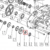 Bucsa RURIS RXD 1700 masina defrisat, pozitia 13 plansa 2