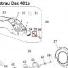 Bucsa motoferastrau RURIS DAC 401S, pozitia 35 plansa 1