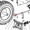 Bucsa plastic RURIS Everest 603 freza zapada, pozitia 21 plansa 3