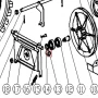 Bucsa rulment freza zapada RURIS Everest 603, pozitia 13, cod ps603-KC90-02-34