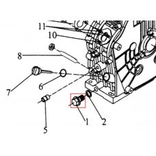 Buson motosapa RURIS 650/651KSD, pozitia 1, cod ps173f-1-1