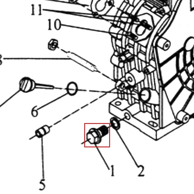 Buson motosapa RURIS 650/651KSD, pozitia 1 pe plansa