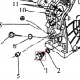 Buson motosapa RURIS 650/651KSD, pozitia 1, cod ps173f-1-1