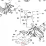 Buson rezervor UL motoferastrau RURIS DAC 401S, plansa 1 pozitia 75, cod ps401s-1-75