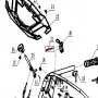 Cablu acceleratie motosapa RURIS 1300KS, pozitia 21, cod ps1300ks-5-21