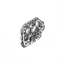 Capac carter motosapa RURIS 650/651KSD, pozitia 44, cod ps173f-1-44
