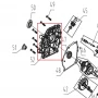 Capac carter motor motocultor RURIS 731K, pozitia 52, cod ps731k-3-52