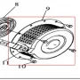 Capac demaror motosapa RURIS 650/651KSD, pozitia 9, cod ps173f-16-9