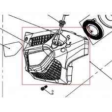 Capac demaror motoferastrau RURIS 367/492/512, pozitia B4, cod ps367-b4