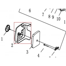 Capac filtru aer motoburghiu RURIS TT14, pozitia 2, cod pstt14-1-2