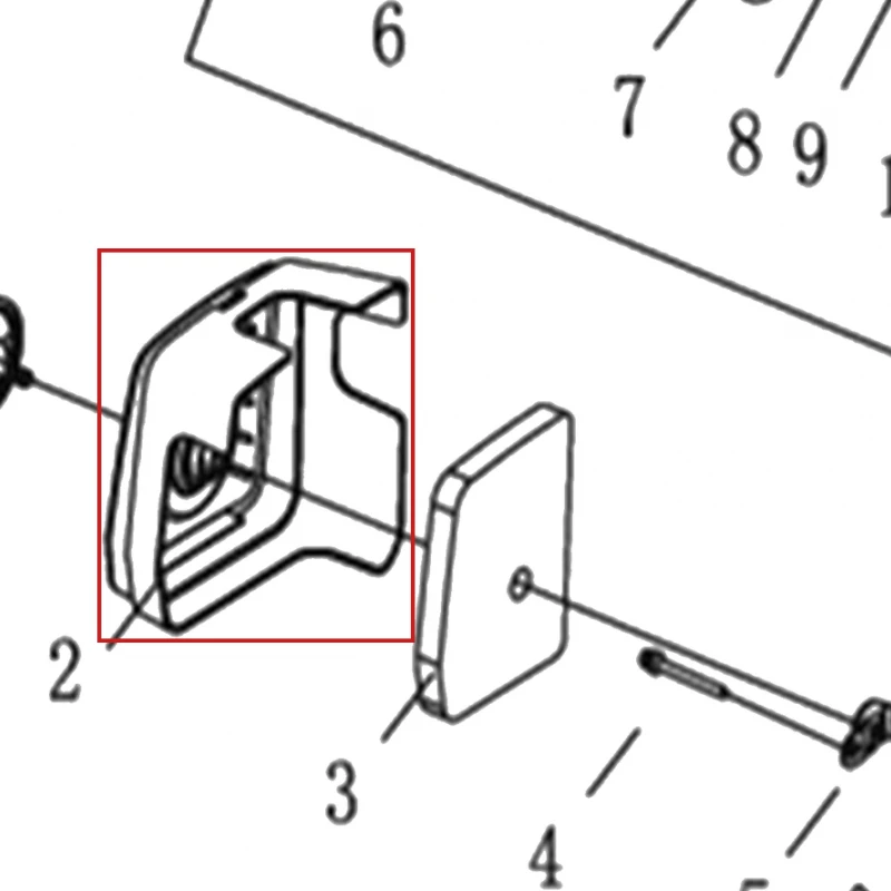 Capac filtru aer motoburghiu RURIS TT14, pozitia 2 pe plansa