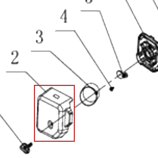 Capac filtru aer suflanta RURIS A7, pozitia 2 pe plansa
