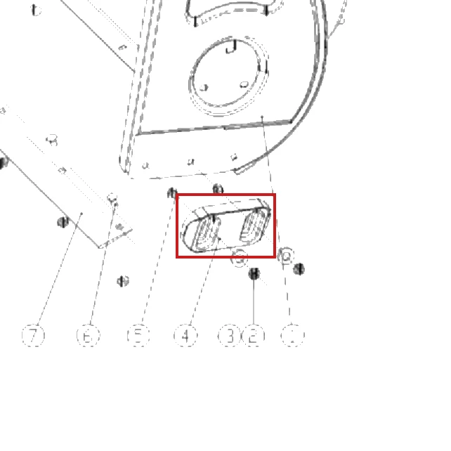 Capac freza de zapada RURIS Retezat 620, pozitia 4 plansa 2