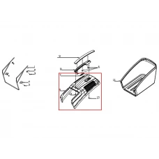 Capac masina de tuns gazon RURIS RX 441S, plansa 6 pozitia 5, cod psrx441s-6-5