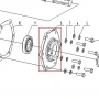 Capac transmisie motosapa RURIS 650/651KSD, pozitia 8, cod ps650ksd-6-8