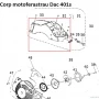 Capota motoferastrau RURIS DAC 401S, plansa 1 pozitia 30, cod ps401s-1-30