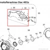Capota motoferastrau RURIS DAC 401S, pozitia 30 plansa 1