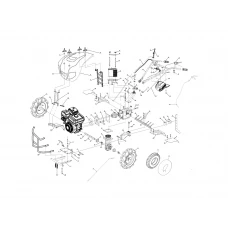 Capota motocultor RURIS 918, pozitia 72, cod ps918-1-72