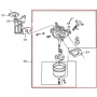 Carburator generator curent RURIS R-Power GE 2500, pozitia 5, cod psrp2500-8-5