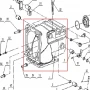 Carcasa cutie viteze motosapa RURIS 1001KSD, pozitia 1, cod ps1001ksd-3-1