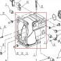 Carcasa cutie viteze motosapa RURIS 1300KS, pozitia 1, cod ps1300ks-3-1