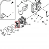Carcasa filtru aer atomizor RURIS A103, pozitia 63 plansa 1