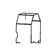 Carcasa protectie RURIS Everest 603, piesa freza zapada, plansa 1 pozitia 12, cod ps603-kc90-07