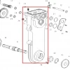 Carcasa reductor motosapa RURIS 701KS, pozitia 31 pe plansa