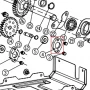 Carcasa rulment freza zapada RURIS Parang 604, pozitia 4, cod ps604-3-04