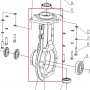 Carcasa transmisie motosapa RURIS 650/651KSD, pozitia 19, cod ps650ksd-6-19