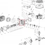 Chiulasa masina de tuns gazon RURIS RX 441S, plansa 7 pozitia 52, cod psrx441s-7-52