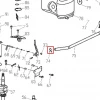 Clema B RURIS DAC 120XL masina tuns gazon, pozitia 74 plansa motorului