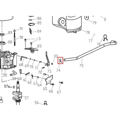 Clema B RURIS DAC 120XL masina tuns gazon, motor 4 timpi, cod ps120xl-2-74