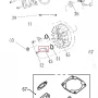Clichet motoferastrau RURIS DAC 401S, plansa 2 pozitia 43, cod ps401s-2-43