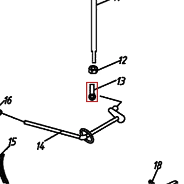 Conector atomizor RURIS A103, pozitia 13 plansa 2