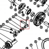 Conector tensionare freza zapada RURIS Everest 804, pozitia 63 pe plansa