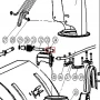 Conector inferior freza zapada RURIS Everest 603, pozitia 33, cod ps603-KC26-15