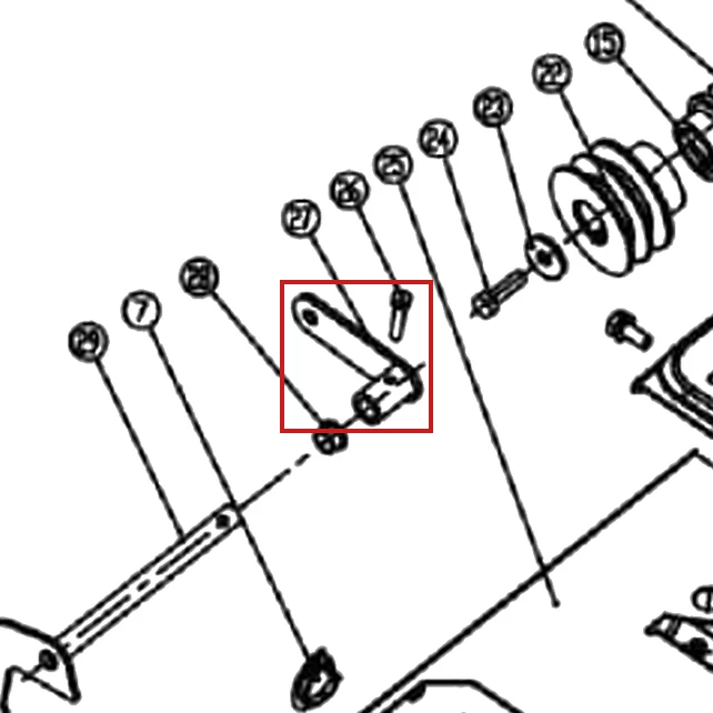 Conector schimbator freza zapada RURIS Everest 1009, pozitia 27 pe plansa