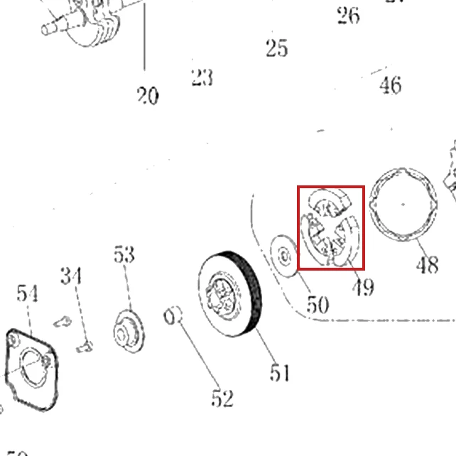 Contragreutati motoferastrau RURIS DAC 401S, pozitia 49 plansa 2