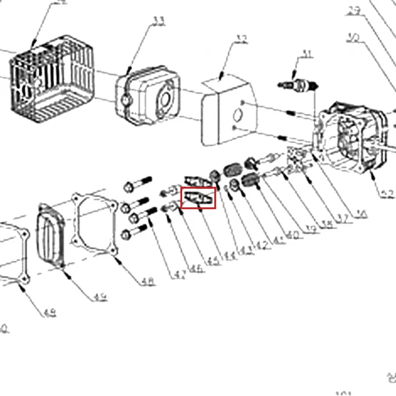 Culbutori masina de tuns gazon RURIS RX 441S, pozitia 44 plansa 7