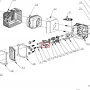 Culbutori masina de tuns gazon RURIS RX 441S, plansa 7 pozitia 44, cod psrx441s-7-44