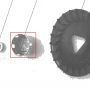 Cuplaj motosapa RURIS 1300KS, pozitia 107, cod ps188f-107