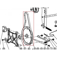 Curea V10x675 freza zapada RURIS Parang 604, pozitia 46, cod ps604-3-46