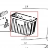 Cutie colectare tocator RURIS ST200, pozitia 14 pe plansa